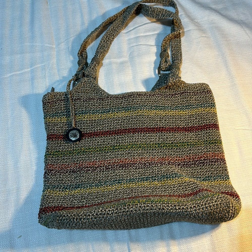 Vintage The Sak Belle Crotchet Multi-color Shoulder bag